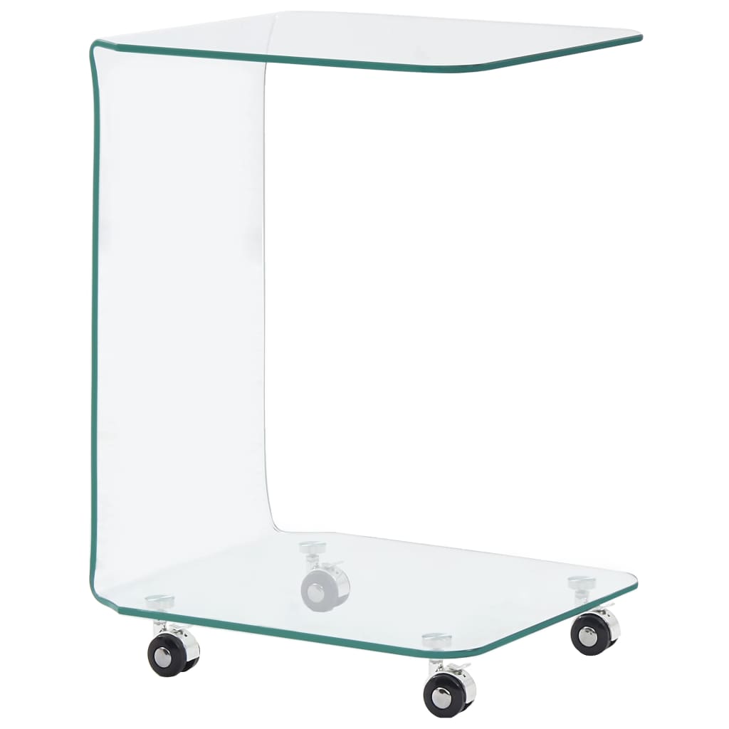 Mesa De Centro De Vidrio Templado 45X40X