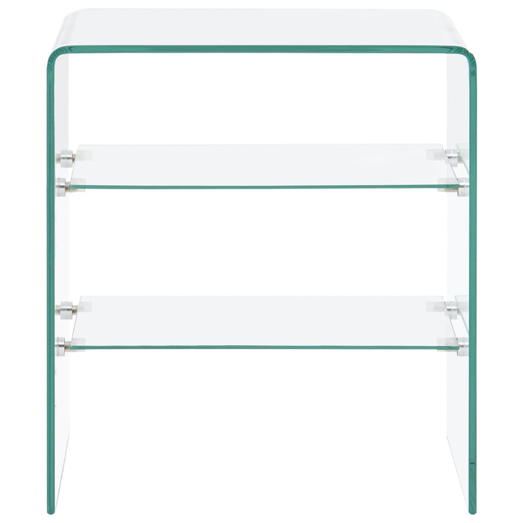 Mesa De Centro De Vidrio Templado 50X40X56 Cm