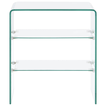 Mesa De Centro De Vidrio Templado 50X40X56 Cm