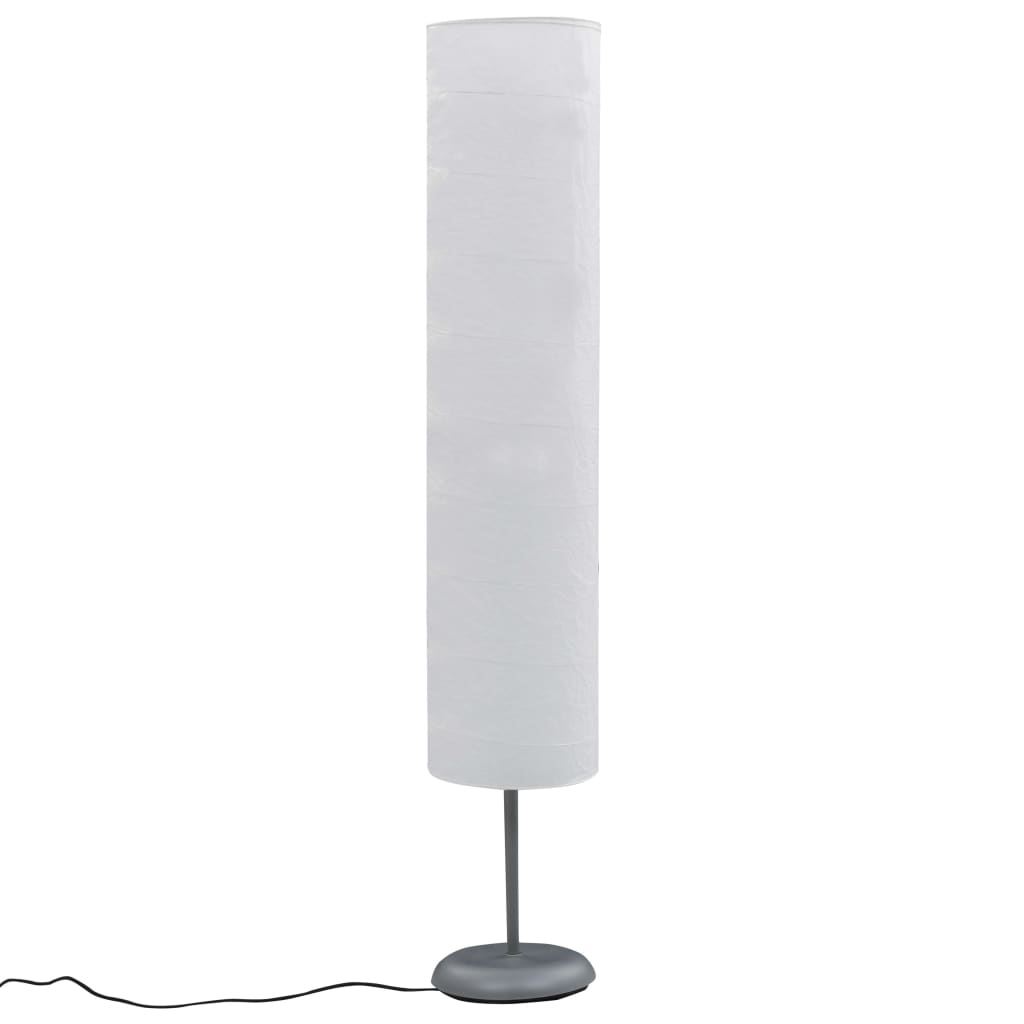 Lámpara De Pie Con Soporte Blanco E27 121 Cm