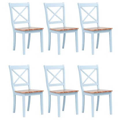 Sillas De Comedor 4 Unidades Madera Maciza De Caucho