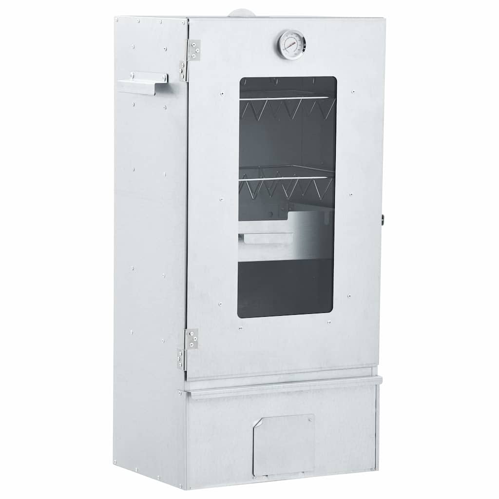 Horno Ahumador De Barbacoa Con Mesa Acero Galvanizado