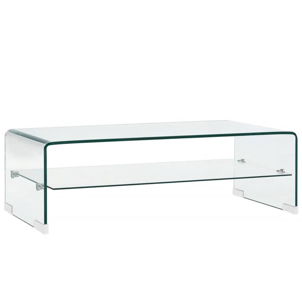 Mesa De Centro De Vidrio Templado Transparente