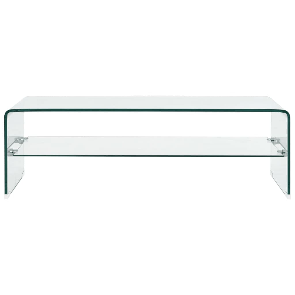 Mesa De Centro De Vidrio Templado Transparente