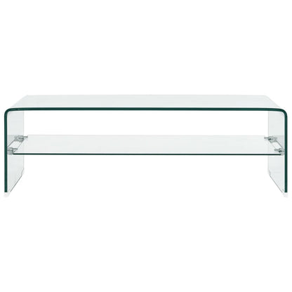 Mesa De Centro De Vidrio Templado Transparente