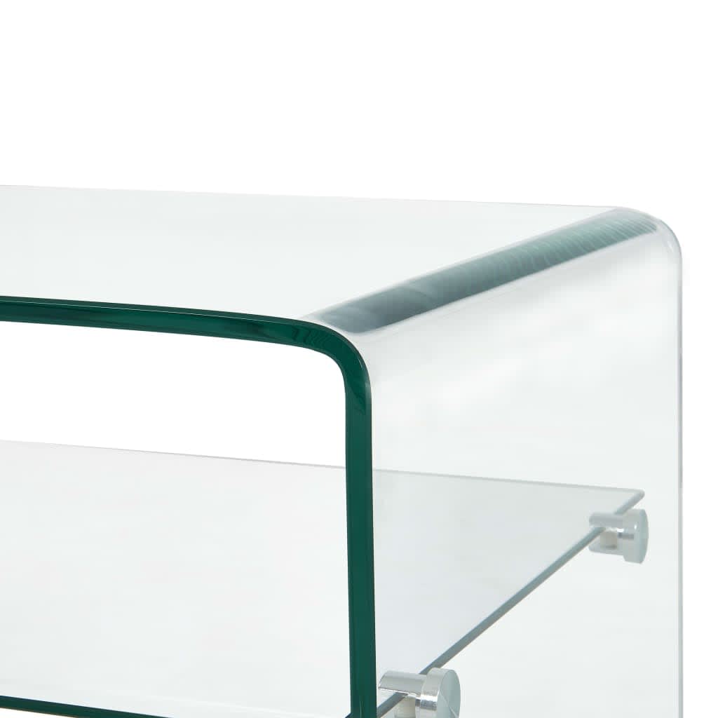 Mesa De Centro De Vidrio Templado Transparente