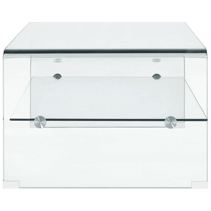 Mesa De Centro De Vidrio Templado Transparente