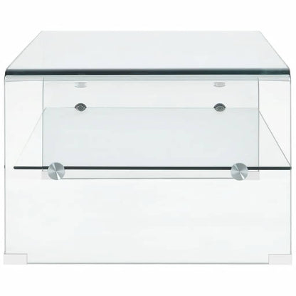 Mesa De Centro De Vidrio Templado Transparente
