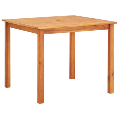 Mesa De Jardín Madera Maciza De Acacia