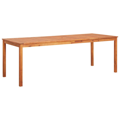 Mesa De Jardín Madera Maciza De Acacia