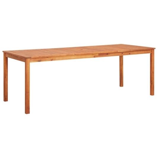 Mesa De Jardín Madera Maciza De Acacia