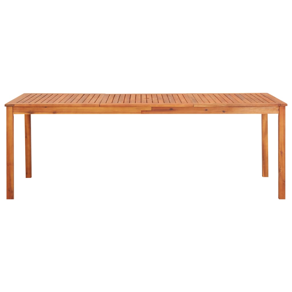 Mesa De Jardín Madera Maciza De Acacia