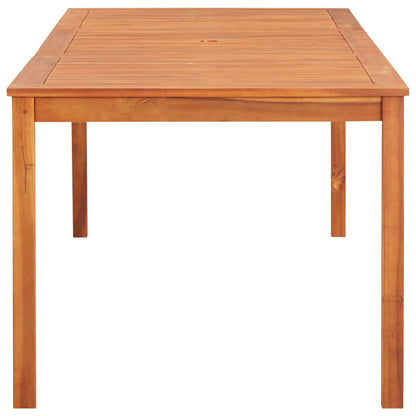 Mesa De Jardín Madera Maciza De Acacia