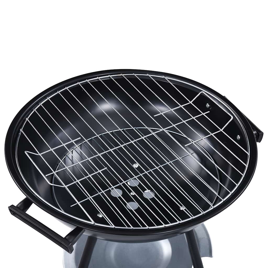 Barbacoa De Carbón Portátil Con Ruedas Xxl 44 Cm