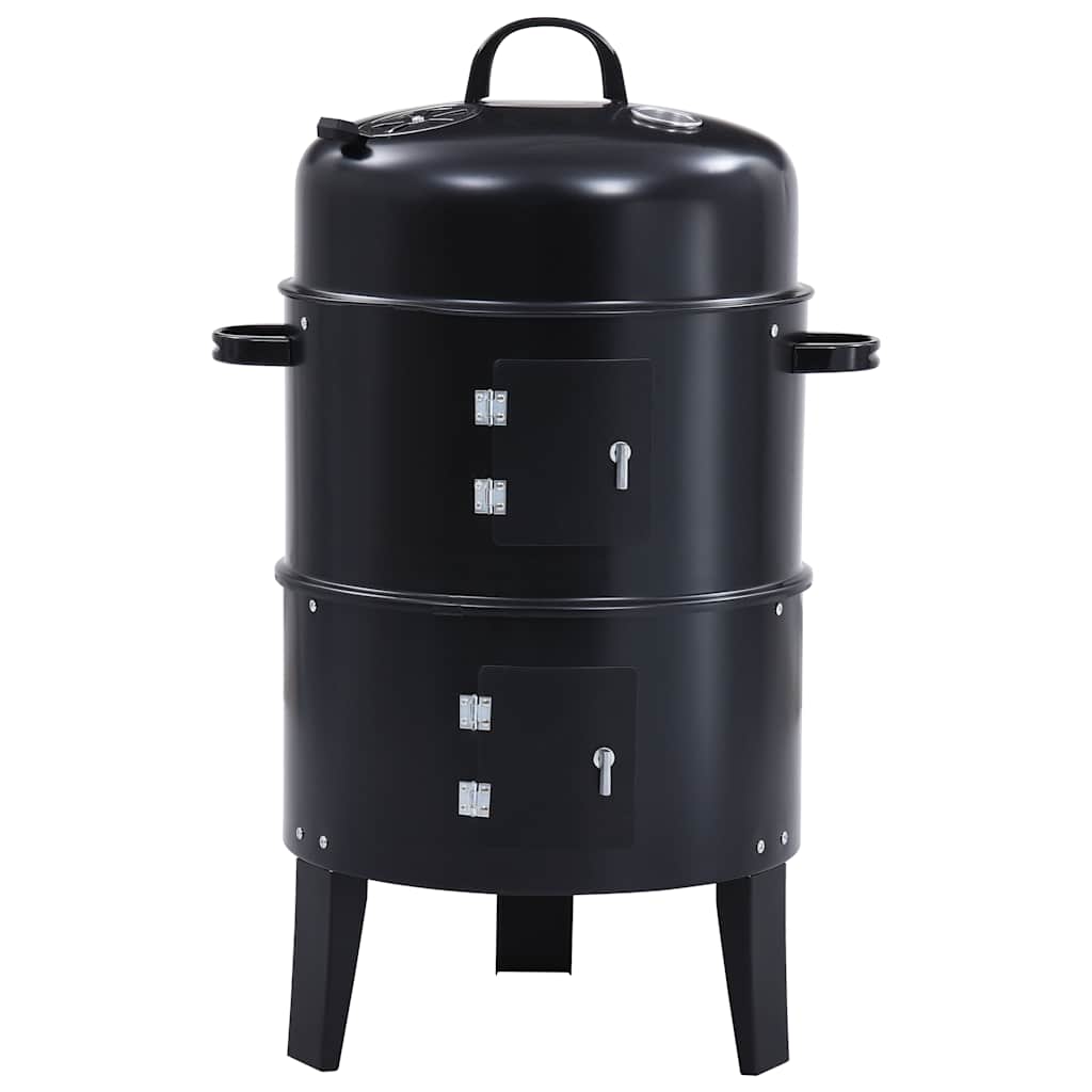 Barbacoa Ahumador De Carbón 3 En 1 40X80 Cm
