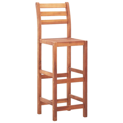 Sillas De Cocina 4 Unidades Madera Maciza De Acacia