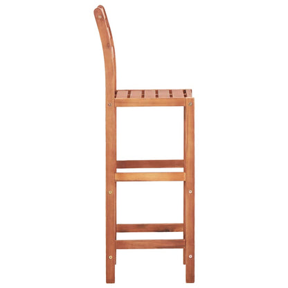Sillas De Cocina 4 Unidades Madera Maciza De Acacia