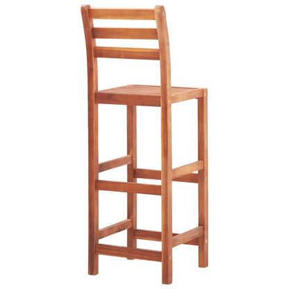 Sillas De Cocina 4 Unidades Madera Maciza De Acacia