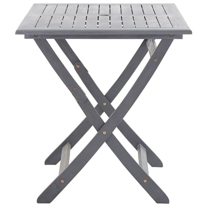 Mesa Plegable De Jardín Madera Maciza De Acacia