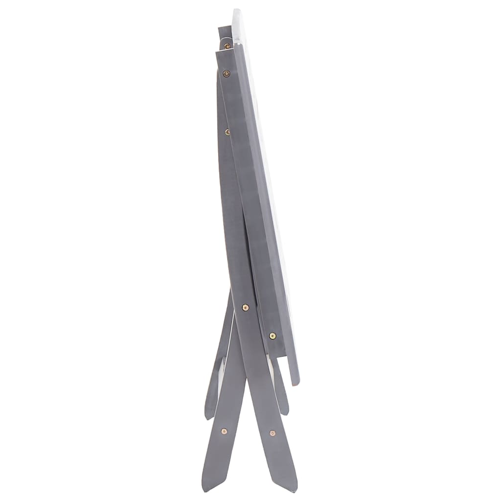 Mesa Plegable De Jardín Madera Maciza De Acacia