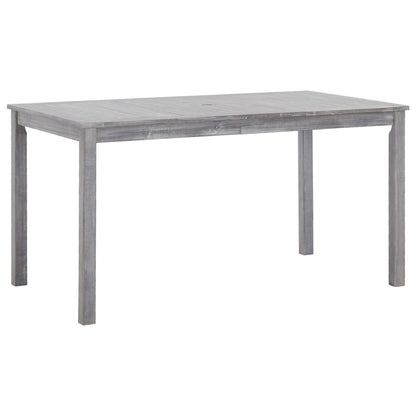 Set De Comedor De Jardín 5 Piezas Madera Maciza De Acacia