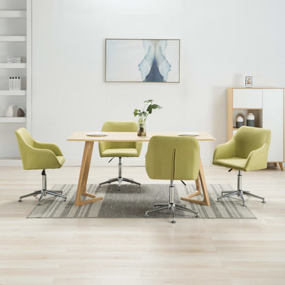 Sillas De Comedor Giratorias 4 Unidades Tela Taupe