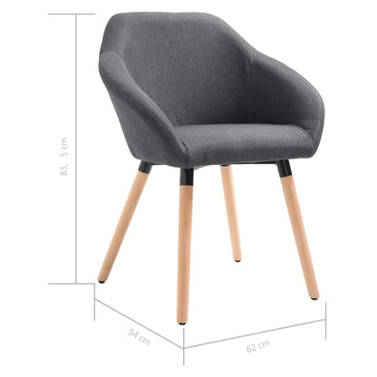 Sillas De Comedor Giratorias 4 Unidades Tela