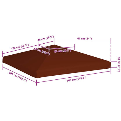 Toldo De Cenador 310 G/M²