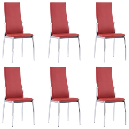 Sillas De Comedor 4 Unidades Cuero Sintético