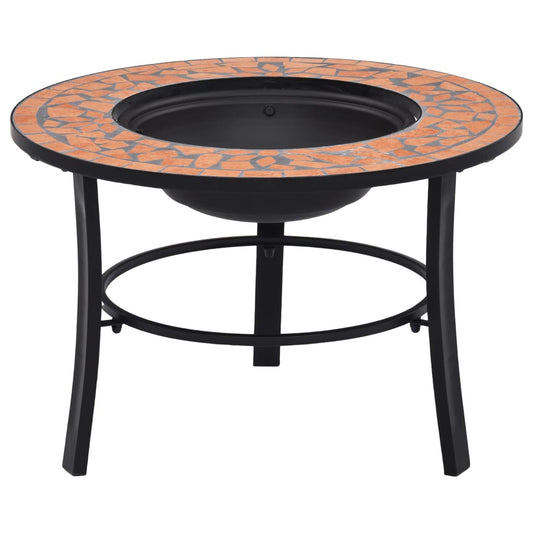 Brasero De Mosaico Cerámica 68 Cm