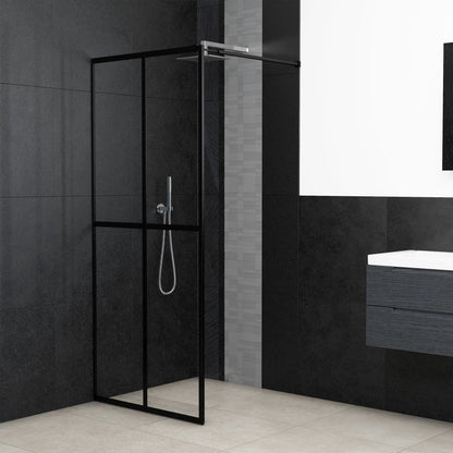 Mampara Puerta De Ducha Vidrio Transparente Esg 90X195Cm