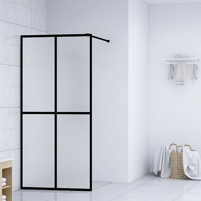 Mampara Puerta De Ducha Vidrio Transparente Esg 90X195Cm