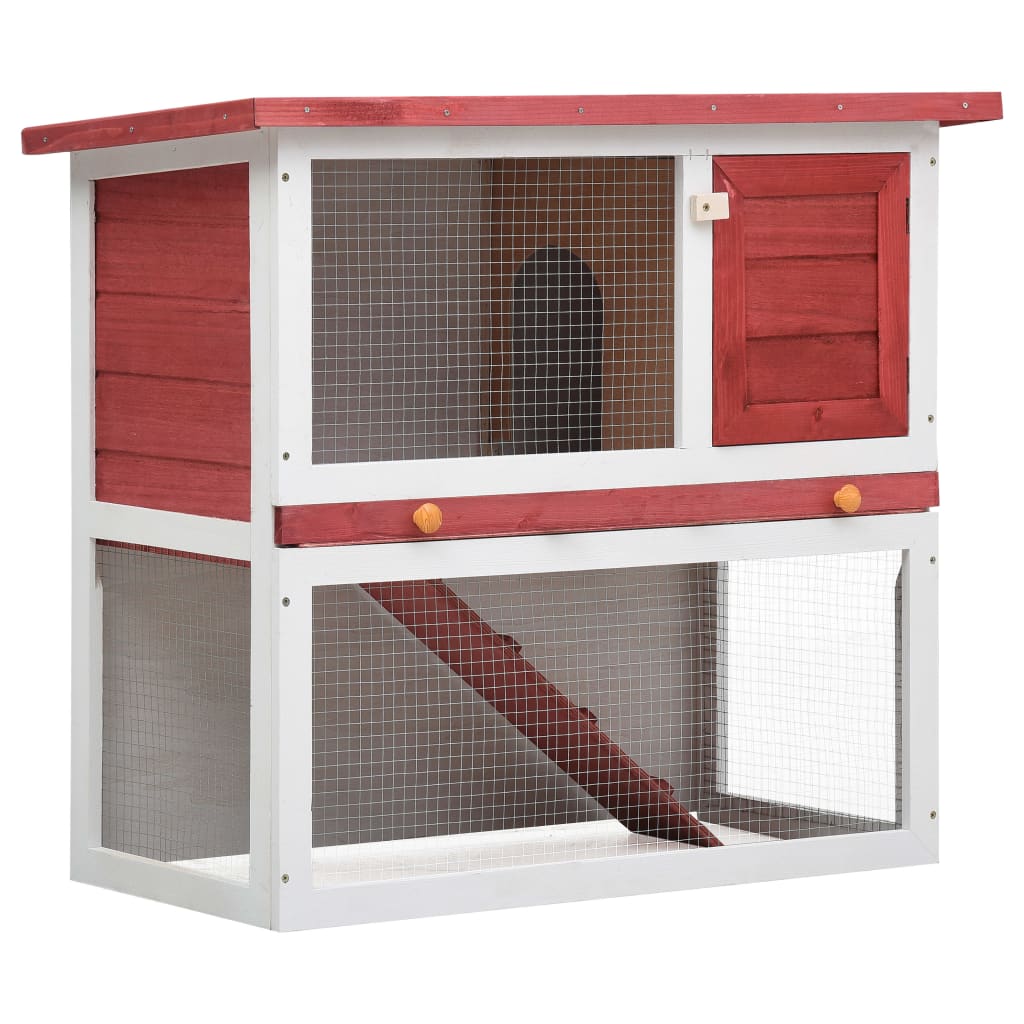 Casa De Animales Pequeños Jaula Conejera 1 Puerta Madera