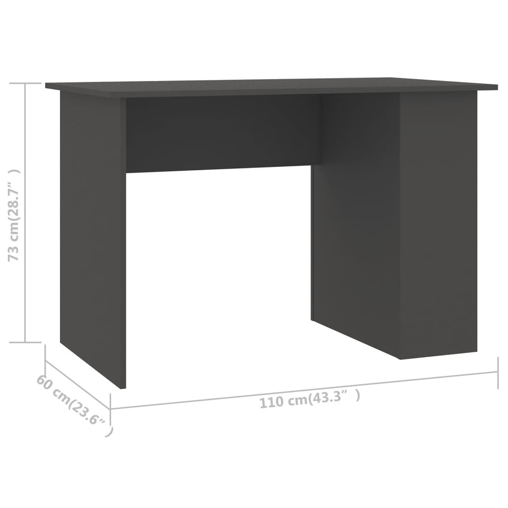 Escritorio De Madera Contrachapada 110X60X73 Cm