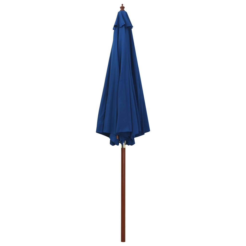 Sombrilla De Jardín Con Palo De Madera 300X258 Cm