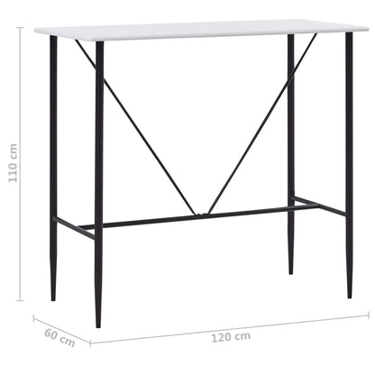Mesa Alta De Cocina Mdf 120X60X110 Cm