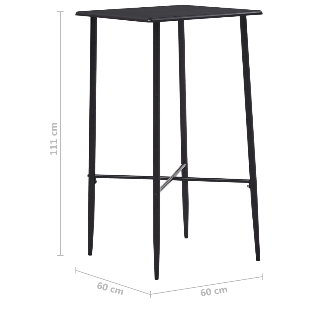Mesa Alta De Cocina Mdf 60X60X111 Cm