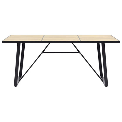 Mesa De Comedor De Mdf Color Roble