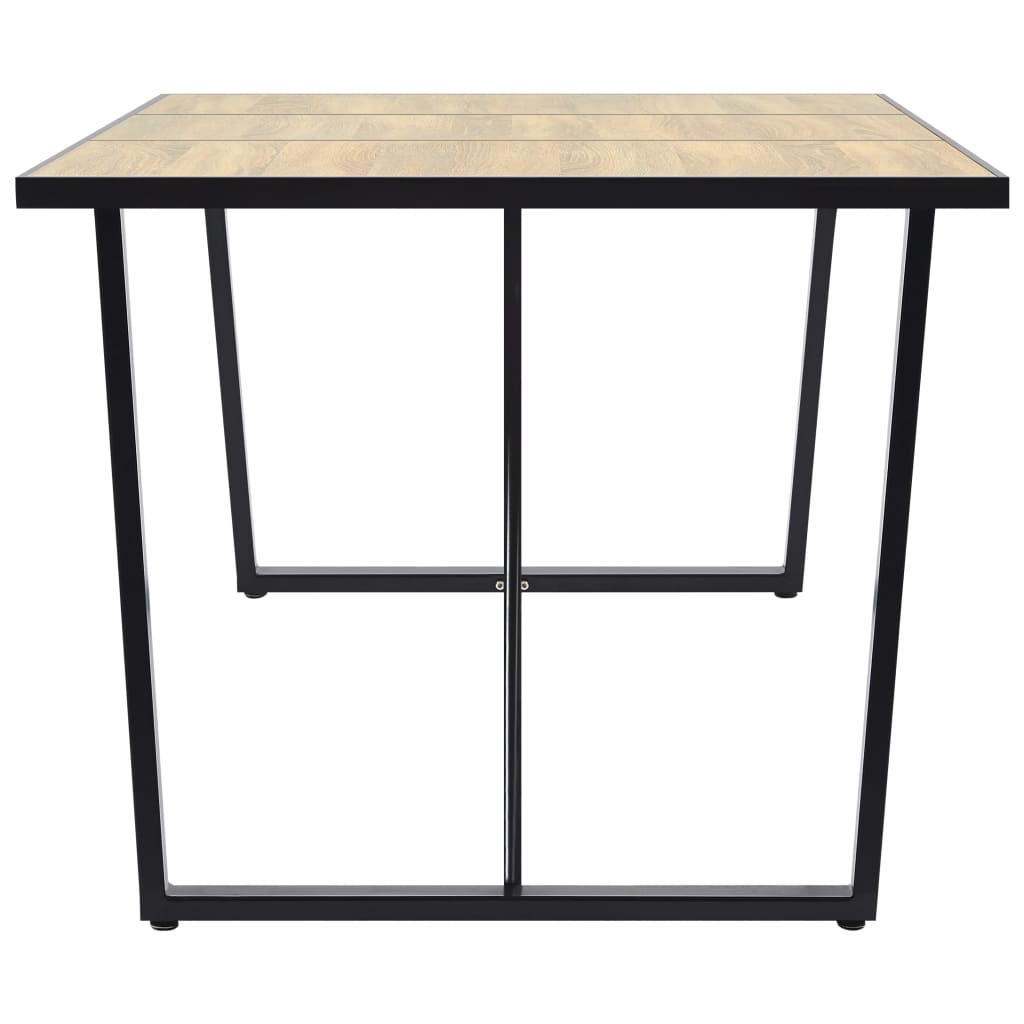 Mesa De Comedor De Mdf Color Roble