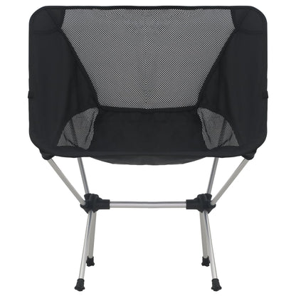Sillas Camping Plegables 2 Uds Con Bolsa Aluminio 54X50X65 Cm
