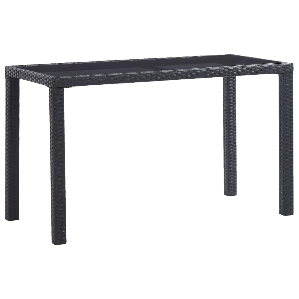 Mesa De Jardín Madera Maciza Acacia Gris Y Marrón