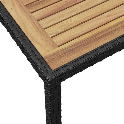 Mesa De Jardín Madera Maciza Acacia