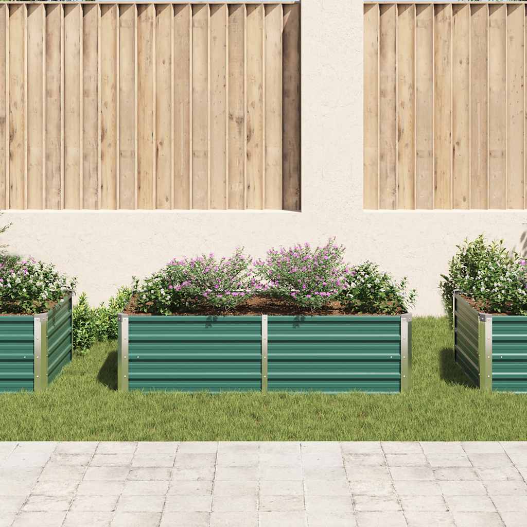 Jardinera Elevada De Acero Galvanizado