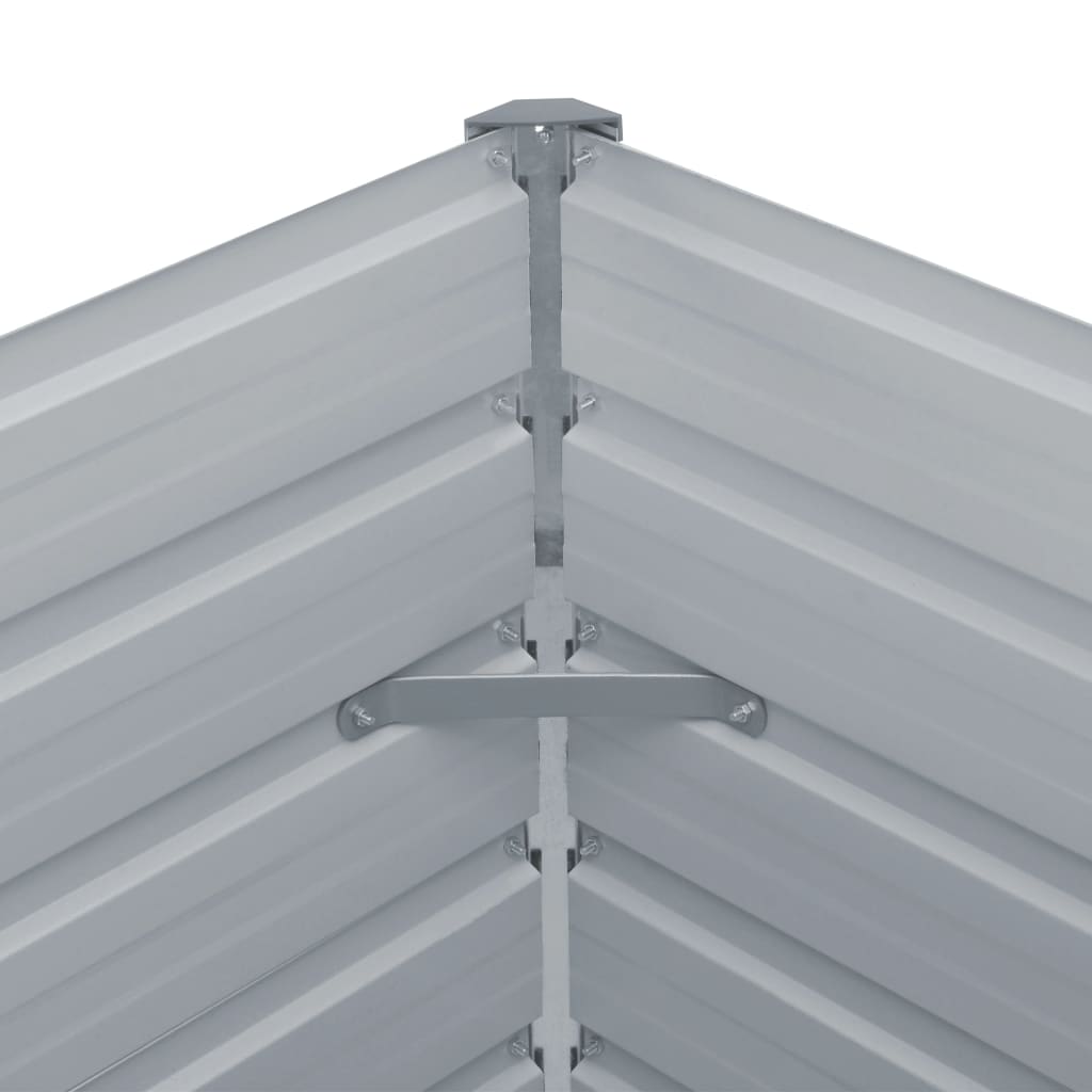 Jardinera Elevada De Acero Galvanizado 100X100X45 Cm
