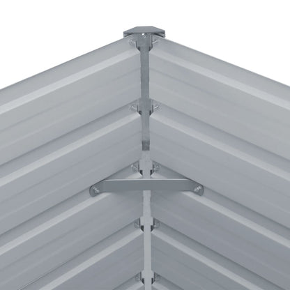 Jardinera Elevada De Acero Galvanizado 100X100X45 Cm