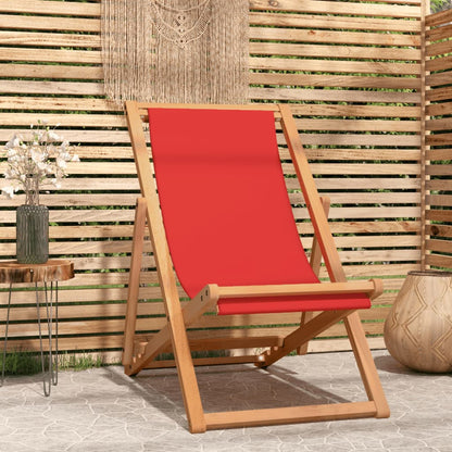 Silla De Jardín De Teca Color 56X105X96 Cm