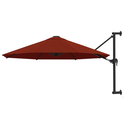 Sombrilla De Pared Con Barra De Metal 300 Cm