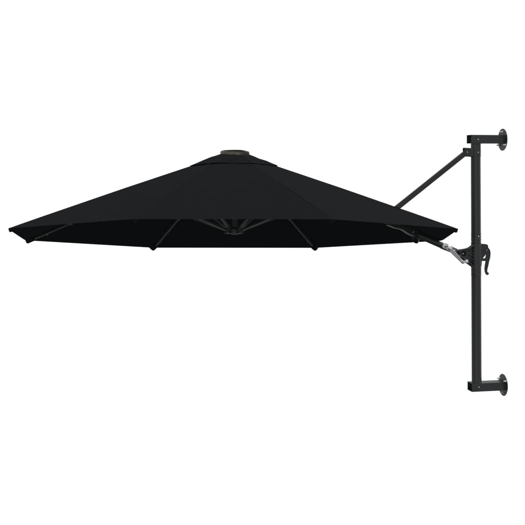 Sombrilla De Pared Con Barra De Metal 300 Cm