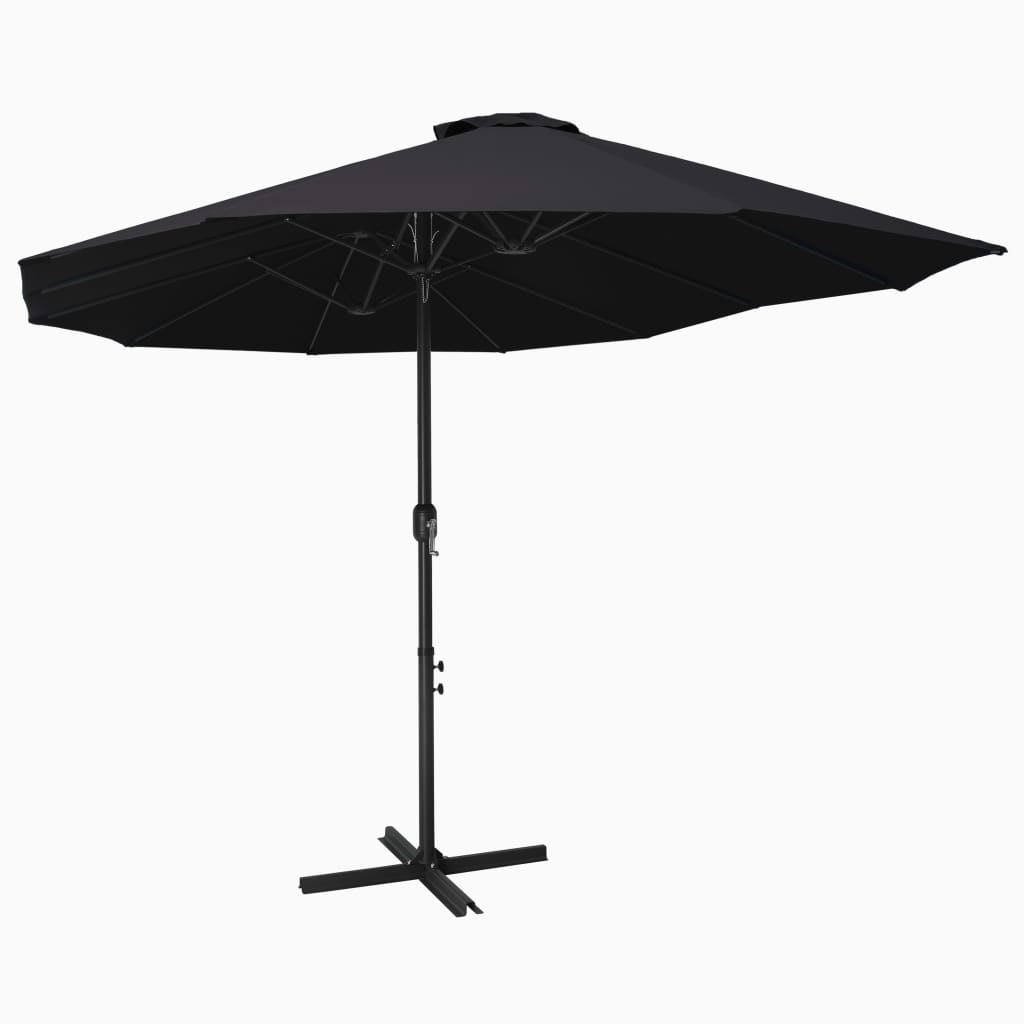 Sombrilla De Jardín Con Palo De Aluminio 460X270 Cm