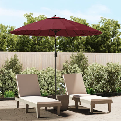 Sombrilla De Jardín Con Palo De Aluminio Taupe 270 Cm